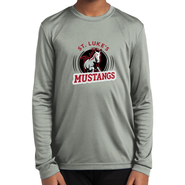 St. Luke's CYO Athletics Youth Long Sleeve PosiCharge Competitor Tee Thumbnail